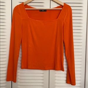 Orange colored full sleeves too from shein!